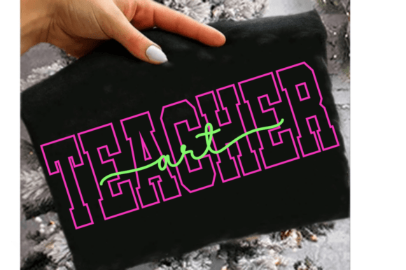 Art Teacher Shirt SVG & Teacher PNG: Creative Design Assets