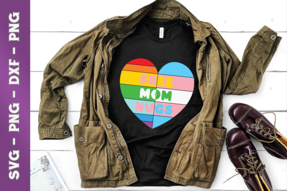Free Mom Hugs with Rainbow Transgender: A Symbol of Support