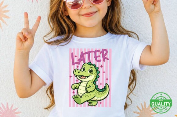 Later Crocodile Summer PNG: Design Asset Guide
