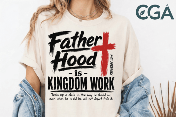 Red Brush Cross Proverbs 22:6 Bible PNG: A Design Asset for Meaningful Creation