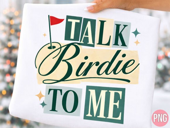 Talk Birdie to Me Golf Flag PNG: A Designer's Asset